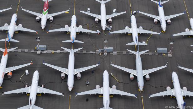 Boeings 737-Max-Maschinen müssen derzeit auf dem Boden bleiben