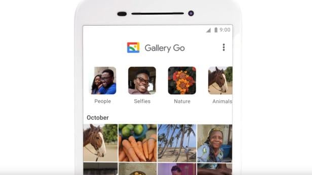 Google Gallery Go organisiert und bearbeitet Bilder auch ohne Internetverbindung