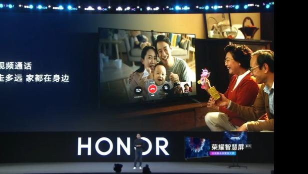 Der Honor Vision Smart TV mit Harmony OS unterstützt auch Videotelefonate