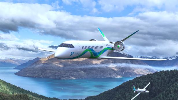 Elektro- und Hybridflugzeuge für den Passagiertransport gibt es derzeit fast nur als Konzept oder Prototyp