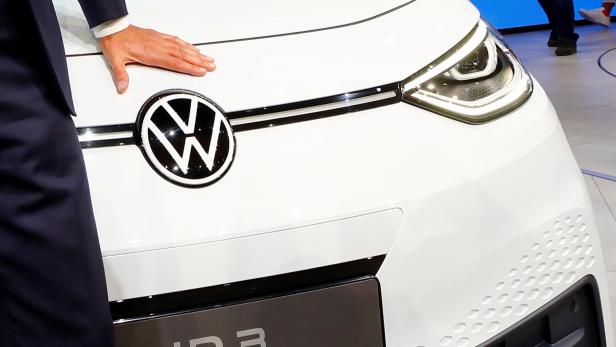 FILE PHOTO: Presentation of Volkswagen's electric ID.3 pre-production prototype car on the eve of the International Frankfurt Motor Show IAA in Frankfurt