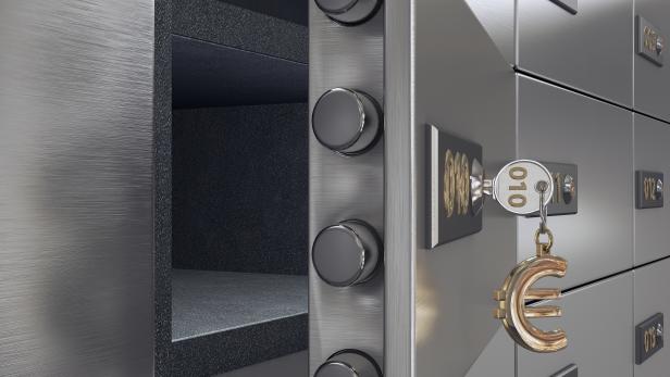 3D rendering safe deposit boxes