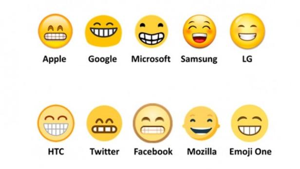 So sieht dasselbe Emoji auf verschiedenen Plattformen und Geräten aus