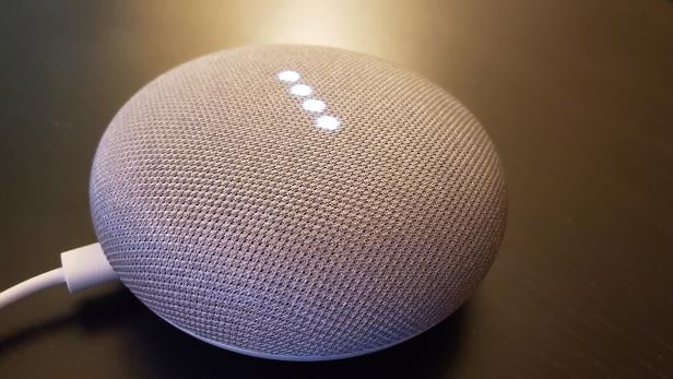 Google Home smart speakers are shown in San Francisco