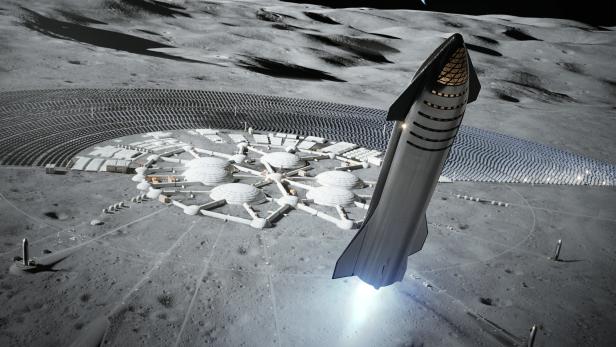 Das Starship von SpaceX soll u.a. zum Aufbau einer Mars-Kolonie eingesetzt werden