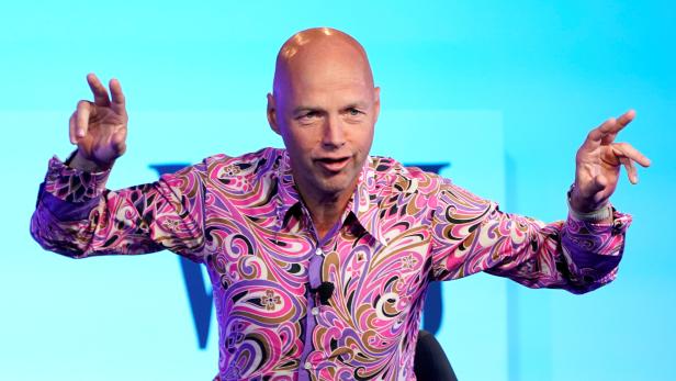 Sebastian Thrun, founder, President and Executive Chairman, Udacity; CEO, Kitty Hawk Corp and co-founder at Google X speaks at the WSJTECH live conference in Laguna Beach, California