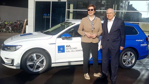 Wasserstoff-Hybrid-Auto aus Graz vorgestellt
