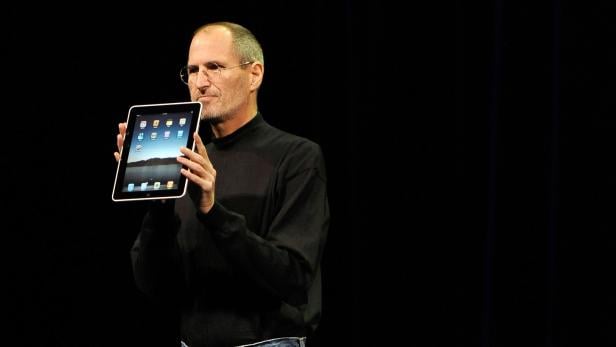 Apple Inc. CEO and co-founder Steve Jobs unveils iPad
