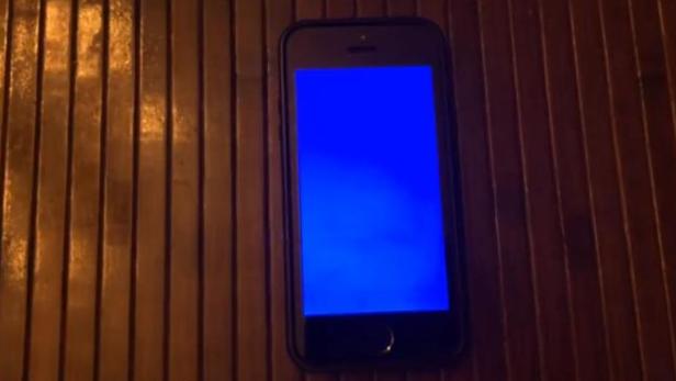iPhone 5S Blue Screen