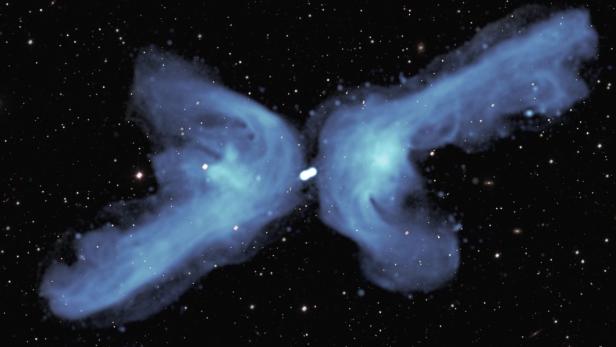 Die Galaxie PKS-2014-55, auch bekannt als &quot;X-Galaxie&quot;