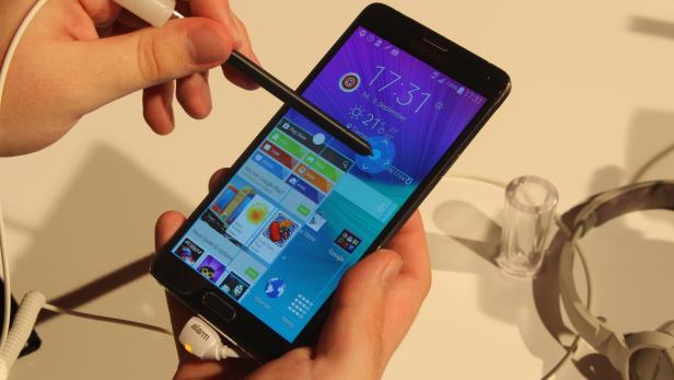 Samsung Galaxy Note 4 im Hands-On
