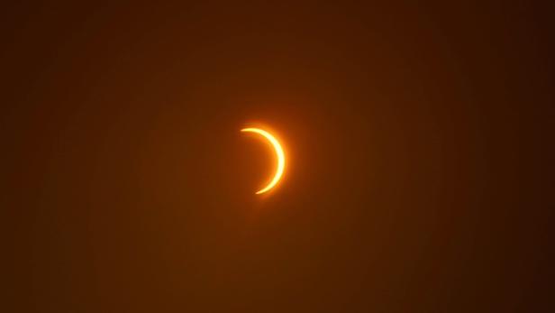 Partial annular solar eclipse seen from Pakistan