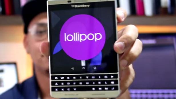 Android Lollipop auf dem BlackBerry Passport