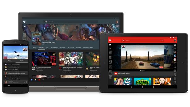 YouTube Gaming soll von Beginn an per Web, Smartphone und Tablet zugänglich sein