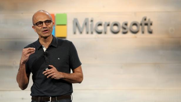 Microsoft-CEO Satya Nadella ist mit dem Quartal trotz des Gewinnrückgangs zufrieden