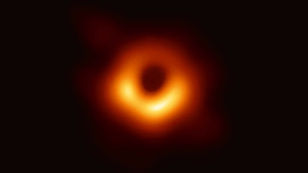 Das erste echte Foto eines Schwarzen Lochs im Zentrum der Galaxie M87