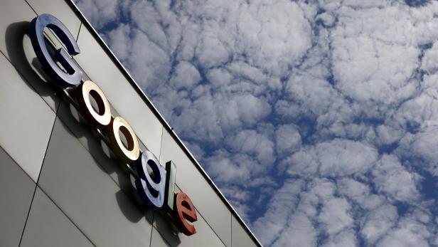 FILE PHOTO: Logo of Google is seen at an office building in Zurich