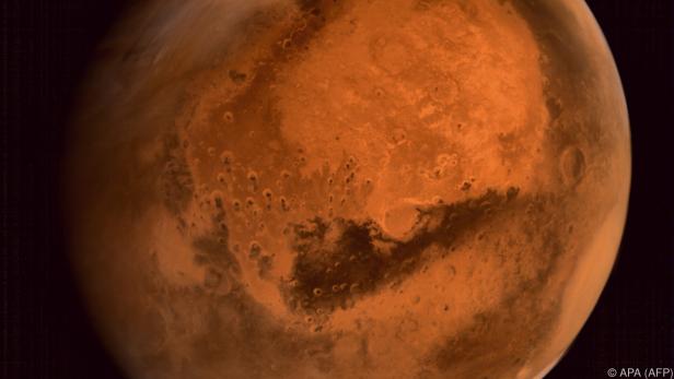 Alle 780 Tage nähern sich Erde und Mars einander an
