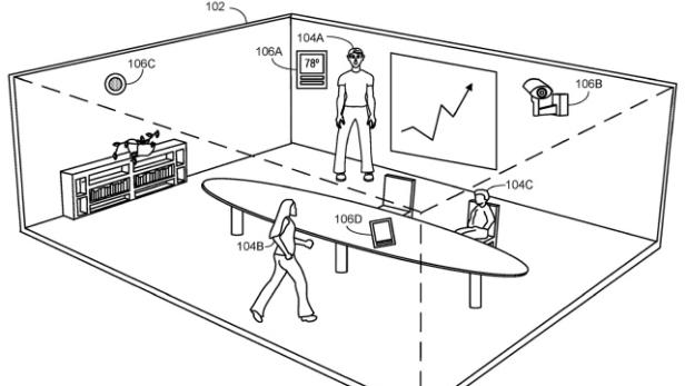Illustration aus einem Patentantrag von Microsoft