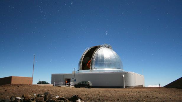 Mit dem Infrarot-Teleskop &quot;Infrared Telescope Facility&quot; auf Hawaii wurde 2020 SO untersucht