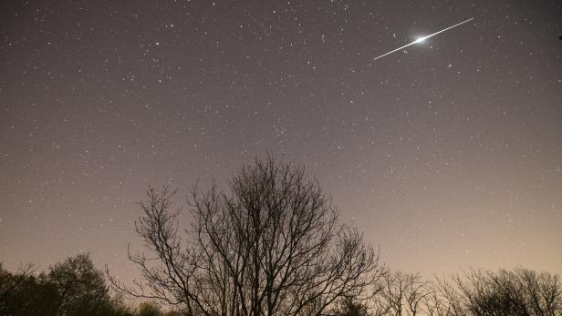 Lyrid meteor shower over Austria