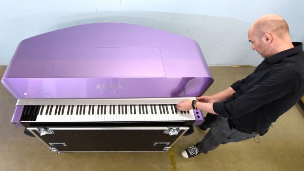 Für Prince wurde das Piano lila lackiert
