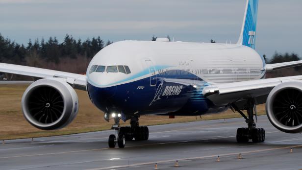 Boeing stages the first flight of its 777X plane outside Seattle