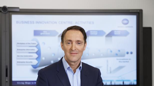 Dennis Curry, der Leiter des Business Innovation Center Europe von Konica Minolta