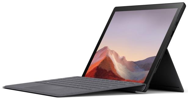 Das 2-in-1-Gerät Microsoft Surface Pro 7 ist Tablet und Laptop in einem