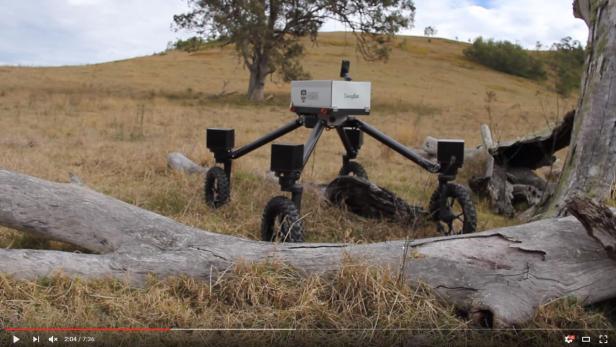 Der australische Roboter wird Bauern zukünftig unter die Arme greifen.