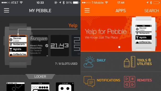 Pebble startet mit einem eigenen App Store