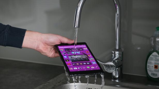 Wasserdicht und schnell präsentiert sich Sonys kompaktes Android-Tablet
