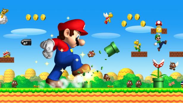 New Super Mario Bros. U (Wii U) - Maxi-Pilz im Einsatz: Riesenmario zerstört ALLES