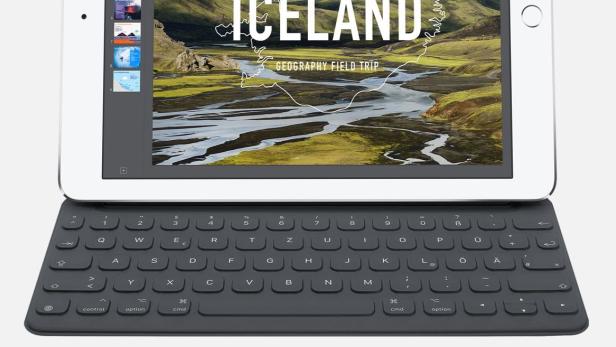 Die deutsche Tastaturbelegung des Smart Keyboards