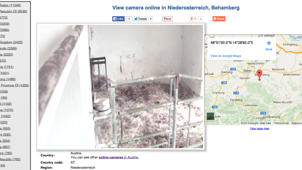 Unsichere Webcam aus Österreich