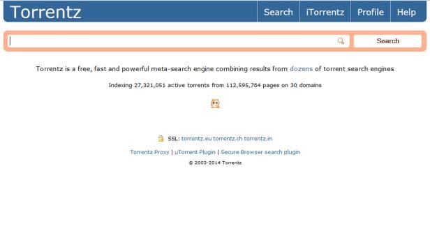 Torrent-Suchmaschine Torrentz