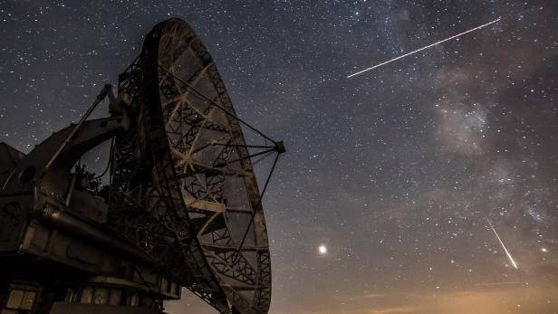Perseid meteor shower in Czech Republic