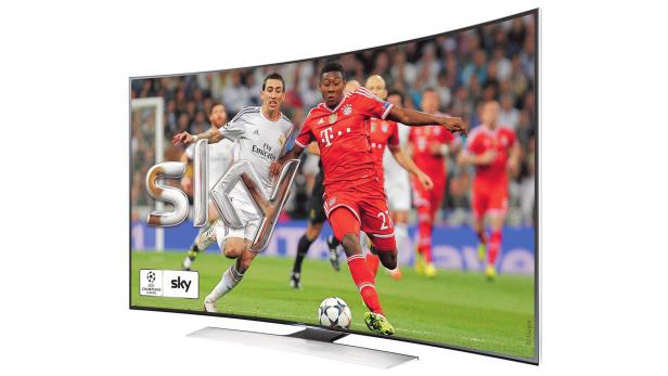 Samsung Curved UHD TV HU8580 ist der Flat TV des Jahres powered by Sky