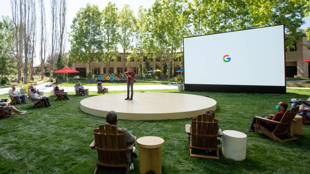 Google I/O, the company's annual three-day developer conference, in Mountain View, California