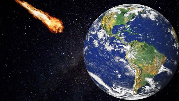 Asteroid und Erde