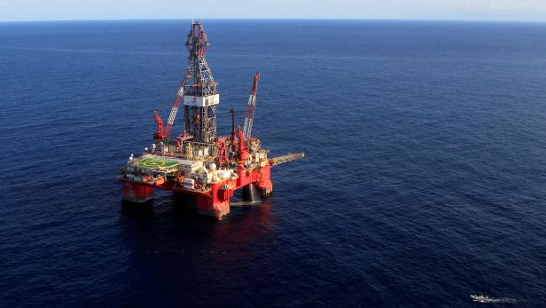 FILE PHOTO: A general view of the Centenario deep-water oil platform in the Gulf of Mexico off the coast of Veracruz, Mexico