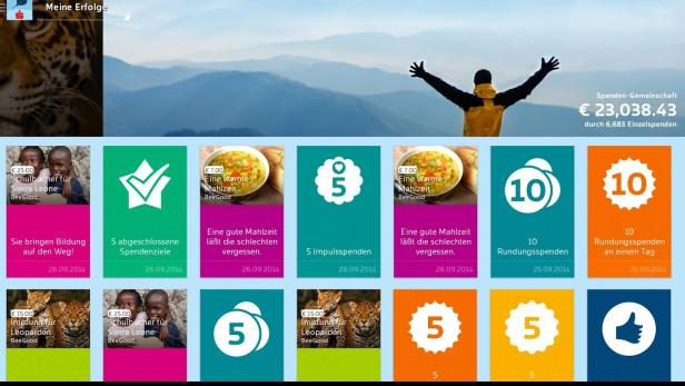 Mit der Hilfreich App wollen Erste Bank und Sparkassen junge Spender ansprechen