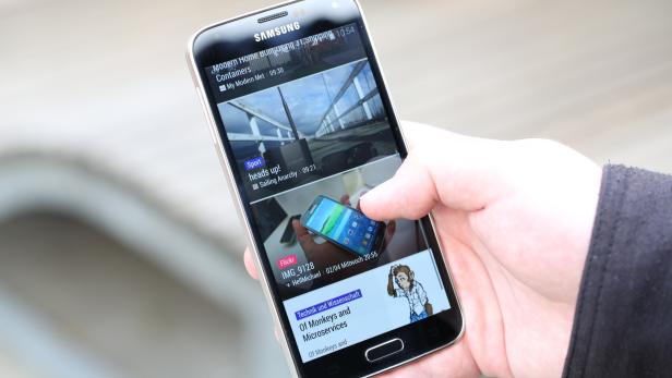 Das Samsung Galaxy S5 - Samsungs diesjähriges Spitzenmodell