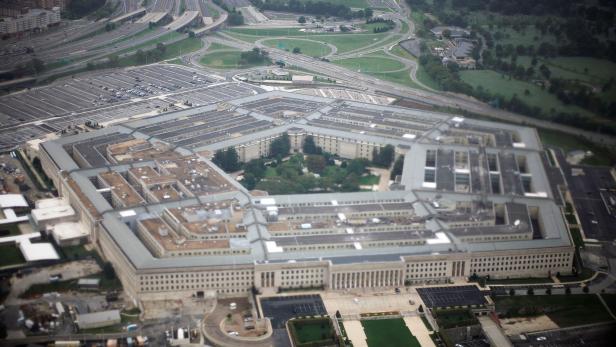 FILE PHOTO: Aerial view of the United States military headquarters, the Pentagon