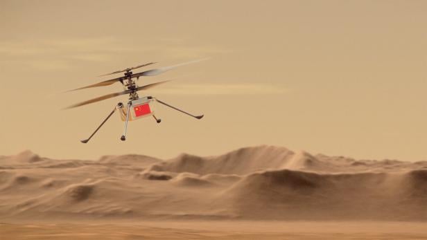 China könnte sich das Design des Mars-Helikopters bei der NASA abgeschaut haben