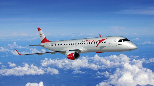WLAN wird es auch an Bord der neuen Embraer 195 Regionaljets der AUA geben
