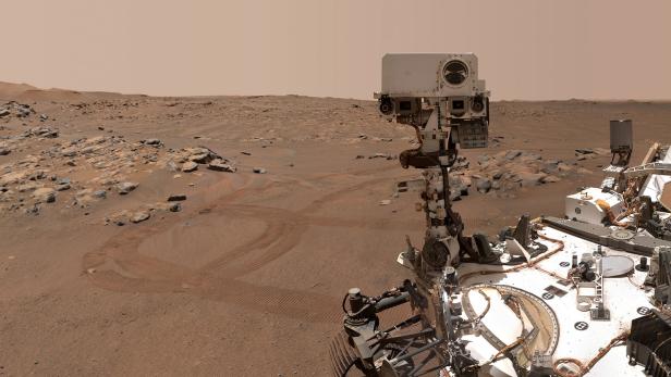 Mars-Rover legt Depot für Gesteinsproben an