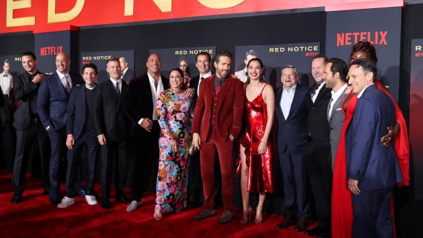Red Notice premiere in Los Angeles, California