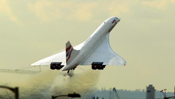 Concorde in der Luft