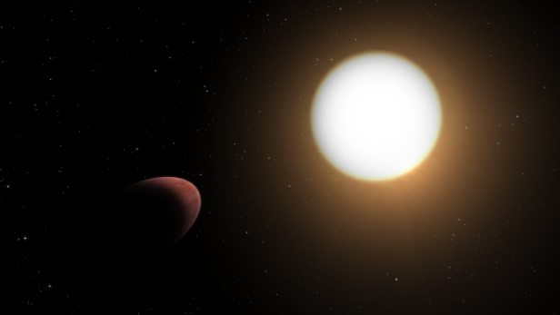 Der verzerrte Exoplanet WASP 103-b und sein Heimatstern